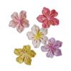 Acessórios de Resina Rosa Flor de Cerejeira Cor Sólida Flor Pequena Grampo de Cabelo Acessórios para Cordão de Cabelo Capa de Celular DIY Buraco para Copo de Água Sapatos