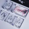 Caja de Almacenamiento de Ladrillos Magnéticos de Cuenta Manual, Ladrillos Acrílicos, Marco de Fotos de Ladrillo, Ranura de Arena con Purpurina Degradada, Ladrillo Pegajoso