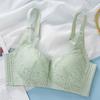Roupa Íntima Feminina Novo Produto Bojo Vazado Sem Aro Verão Fina Feminina Push-Up Não Magnética Ajustável Sutiã Respirável
