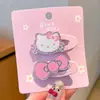 Pinza para el pelo con gran lazo rojo para niños, accesorio coreano para el lateral de la cabeza, pinza lateral para niña, pinza pequeña de princesa para bebé