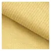 Tejido de forro polar acanalado de 260 g, tejido acrílico térmico elástico acanalado ARC, tejido de punto cálido para el hogar