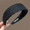 Diadema de Esponja Color Café Otoño Invierno para Mujer Estilo Coreano Uso Diario Versátil Diadema Alta para la Frente para Lavarse la Cara Atadura de Pelo Pinza para el Cabello