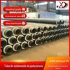 Tubo de isolamento de espuma de poliuretano diretamente enterrado aquecimento tubo de aço de isolamento de poliuretano pré-fabricado diretamente enterrado tubo de aço de isolamento anticorrosivo