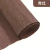 Papel de Embrulho de Flores Pronto de Fábrica, Papel Crepom, Materiais para Flores Rosa DIY de Jardim de Infância, Papel Crepom, Feito à Mão