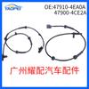 47900-4ce2a 47910-4ea0a para Nissan Qashqai sensor antibloqueo sensor de velocidad de rueda ABS