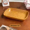 Conjunto de Tigelas de Cerâmica Estilo Ins com Pintura Salpicada, Tigela Retro para Iogurte com Frutas, Tigela Grande para Arroz no Café da Manhã, Conjunto de Tigelas para Sobremesa