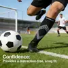 Protectores de Pierna de Punto para Deportes Nuevos Transfronterizos para Hombres y Mujeres, Adecuados para Fútbol, Ciclismo, Deportes al Aire Libre, Protección Ligera y Transpirable para la Pantorrilla