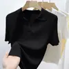 Camiseta de punto de manga larga de lyocell para mujer, estilo otoño e invierno francés, nuevo estilo 2026, top cálido y ajustado 13674