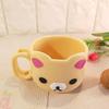 Taza para enjuague bucal infantil de dibujos animados, taza para beber, bebé con asa, taza para lavar creativa y linda, taza para cepillado en casa
