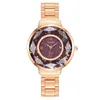 Popular Reloj de Mujer con Diamantes de Arena Movediza, Rombos, Espejo y Brillo, Reloj de Mujer, Correa de Acero, Reloj de Cuarzo, Fabricante, Procesamiento y Personalización