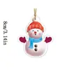 Decoração de Acrílico Boneco de Neve Transfronteiriço Enfeites para Árvore de Natal Decorações para Festas de Fim de Ano Pingentes de Desenho Animado Decorações de Natal