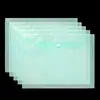 Bolsa para Archivos A4 Bolsa de Almacenamiento Bolsa para Documentos de Archivo Bolsa Blanca Gruesa con Botón Bolsa para Exámenes Bolsa Transparente de Color para Archivos