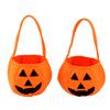 Bolsa de calabaza portátil para Halloween, bolsa de calabaza no tejida, bolsa de calabaza tridimensional, bolsa de dulces, juguetes para niños