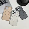 Funda para Teléfono Móvil Adecuada para iPhone 17 Promax, Textura de Piel, Marco Magnético Antideslizante, Cubierta Protectora Apple 16 de Gama Alta 15
