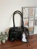 Bolsa de Ombro Pequena de Nicho Coreana para Mulheres, High-End, Grande Capacidade, Retrô, Versátil, Para o Trabalho, Bolsa Boston