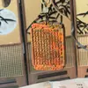 Acessórios de pingente tradicionais feitos à mão da popular marca HeXiang, ornamento para pendurar no carro, amuleto triangular da paz