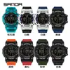 Reloj Sanda Cuenta Regresiva Multifunción Doble Hora Estudiante Deportivo Cuenta Regresiva Impermeable Luminoso Reloj Electrónico