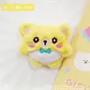 Broche de Urso Fofo de Pelúcia Cartoon Acessório para Bolsa Decoração Chaveiro Pingente de Joia Acessórios de Roupa DIY