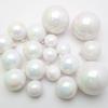 Nueva bola navideña mágica blanca colorida de 3 cm a 30 cm, adorno para árbol de Navidad, adorno para vestido festivo, bola brillante colgante