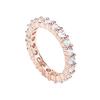 Anillo de Plata S925 con Cruz de Borde Redondo de Diamante Mosan para Mujer Hip Hop 3mm Joyería de Oro Electrochapado Anillo para Mujer temu Venta al por mayor