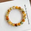Pulsera de Raíz de Bodhi de Jade Blanco Natural, Cuentas de Bodhi Altamente Pulidas, Pulseras Suaves Envuelta en los Dedos para Hombre y Mujer, Suministro Directo de Fábrica y Venta al por Mayor