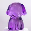 Figurillas de Perro de Cristal de los Doce Animales del Zodiaco: Perro, Rata, Dragón, Serpiente, Caballo, Oveja, Mono, Gallo, Cerdo y Perro Adornos para Manualidades de Sala de Estar y Decoraciones del Zodiaco