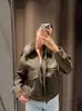 Comercio Exterior Transfronterizo Spot Otoño e Invierno 2025 Estilo Europeo y Americano Nueva Chaqueta para Mujer con Cuello de Piel Desmontable