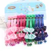 Suministro directo transfronterizo de fábrica 1.0 parche campana collar seis colores reflectante moda mascota cuello perro gato collar