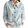 Cardigan suéter de estilo europeu e americano para mulheres, outono e inverno, estilo europeu e americano, corte solto e relaxado, top de agasalho macio e confortável