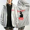 Bts Min Yoongi Figura Enmascarada Hooligan Sudadera con Cremallera Holgada Casual Cárdigan Ropa de Abrigo