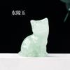 Natural Crystal Lucky Cat Carving Crystal Raw Stone Semi-preciosa Stone diy Animal Crystal Crafts Atacado