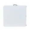 Mesa plegable soplada, mesa plegable portátil multifuncional simple de plástico para exteriores para puestos, uso doméstico, mercados nocturnos y exposiciones