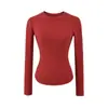 Camiseta de Manga Larga con Cintura de Reloj para Mujer Estilo Hot Girl Americana Otoño e Invierno 2025 Básica Ajustada Superior para Capas