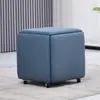 Banqueta de Almacenamiento Moderna Nórdica, Banqueta para Cambiarse los Zapatos, Taburete Pequeño Multifuncional, Taburete Plegable Cubo, Taburete Combinado Cinco en Uno