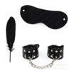 Amazon Vendas Diretas Adulto Sexy Máscara de Olho de Pena Algemas Conjunto Combinado de 3 Peças Suprimentos para Provocação Brinquedos Alternativos