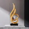Adornos Abstractos de Viento y Agua Agua Cruda y Riqueza Gabinete de Vino Entrada de Sala de Estar Mueble de TV Oficina Implicación Regalo Decorativo