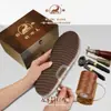 Botas de Nieve de Cuero Genuino 2026 Nuevo Estilo de Invierno con Forro de Felpa, Cálidas, Antideslizantes, de Caña Alta, Suela Plana, Botas Martin Casuales para Hombre