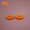 522A Naranja Rojo Suave Goma Suave Diente de Engranaje de una Sola Capa Pieza Fácil de Instalar Accesorios de Juguete Firmemente con Eje de 2 mm