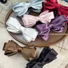 Pinza de plátano grande con lazo de satén estilo coreano para mujer, pinza para el pelo de coleta alta de alta gama, accesorio para el pelo elegante y versátil