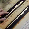 Lanzhai Sol Naciente Arena Negra Sándalo Madera Maciza Regla Sándalo Morado Fino Principiante Caligrafía Especial Regla Creativa Alta