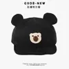 Gorros de Pana al por Mayor para Bebé de Primavera y Otoño con Caras de Oso Sonriente, Gorros Infantiles de Ala Suave, Gorras de Visera de Dibujos Animados Japoneses para Niños