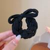 Colorida Cuerda para el Cabello Trenzada de Cola de Caballo Alta para Mujer Cuerda para el Cabello de Verano Banda Elástica de Alta Elasticidad para Adulto Duradera Banda de Goma Cuerda para la Cabeza