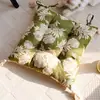 Almofada Simples e de Alta Qualidade para Cadeira, Almofada Grossa para Assento de Sala de Estar de Luxo Leve, Almofada para Cadeira com Estampa Vintage de Plantas e Flores