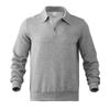 Europeu e Americano Transfronteiriço Masculino Primavera e Outono Novo Estilo Masculino Manga Curta e Manga Longa Tops Moletom Jacquard com Gola Lapela e Meio Zíper