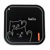 Nueva cubierta de desagüe de suelo de dibujos animados hello cat desodorante para inodoro sellado artefacto antiatascos alfombrilla de desagüe de suelo de silicona venta al por mayor