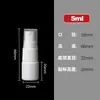 Botella de Spray Portátil Bloqueadora de Luz Botella de Spray Lateral Blanca de PE 5/10/15/50/100ml Botella Dispensadora de Líquido Atomizador de Niebla Fina