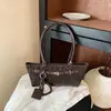 Otoño e Invierno Gama Alta Viaje Diario Nicho Teléfono Cruzado Bolso Pequeño Mujer 2026 Nuevo Retro Estampado Leopardo Café Bolso de Mano