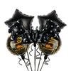 Combinación de Decoración para Fiesta de Halloween Transfronteriza Globo Calavera Calabaza Murciélago Globo Set de Globos para Fiesta de Halloween