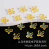 Chapéu Flor de Lírio Bicolor Galvanizado Colorido Acessórios para Corrente de Celular Pulseira Colar Base Flor de Lírio Joias Feitas à Mão DIY