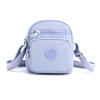 Moda leve Bolsa Pequena Bolsa Quadrada Pequena Feminina de Grande Capacidade Bolsa Crossbody Casual Pano Lavado Bolsa de Ombro